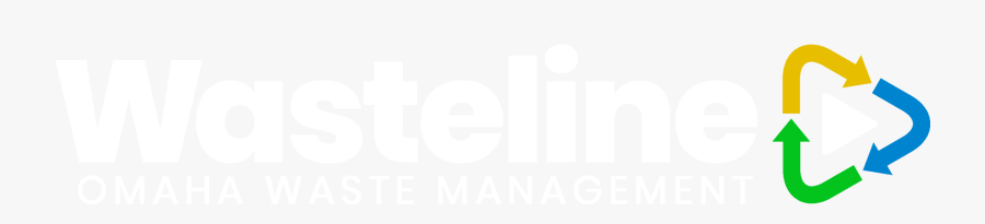 Wasteline Omaha Waste Management Logo In White - Graphic Design, Transparent Clipart