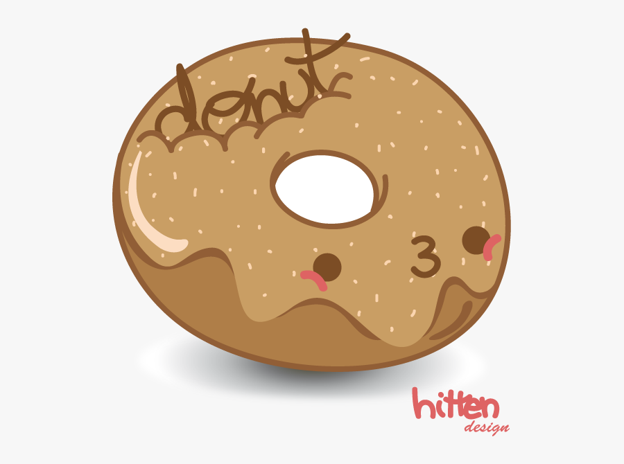 Kawaii Donut Png By Hittendes - Kawaii Donut, Transparent Clipart