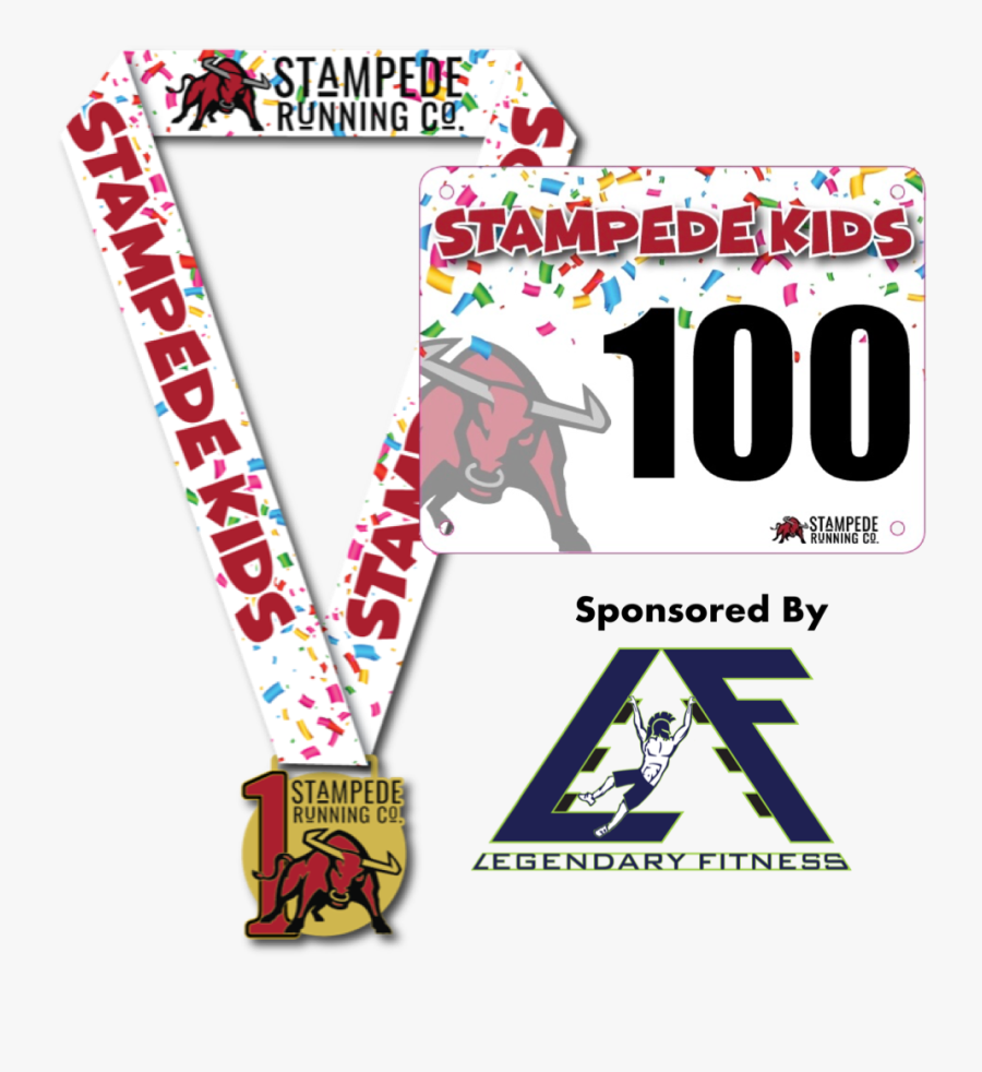 Stampede Kids Sponsored By Legendary Fitness - Graphic Design, Transparent Clipart