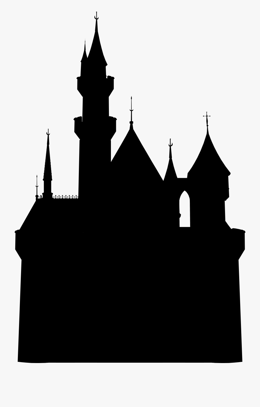 Middle Ages Medieval Architecture Steeple Facade - Medieval Times Castle Silhouette, Transparent Clipart