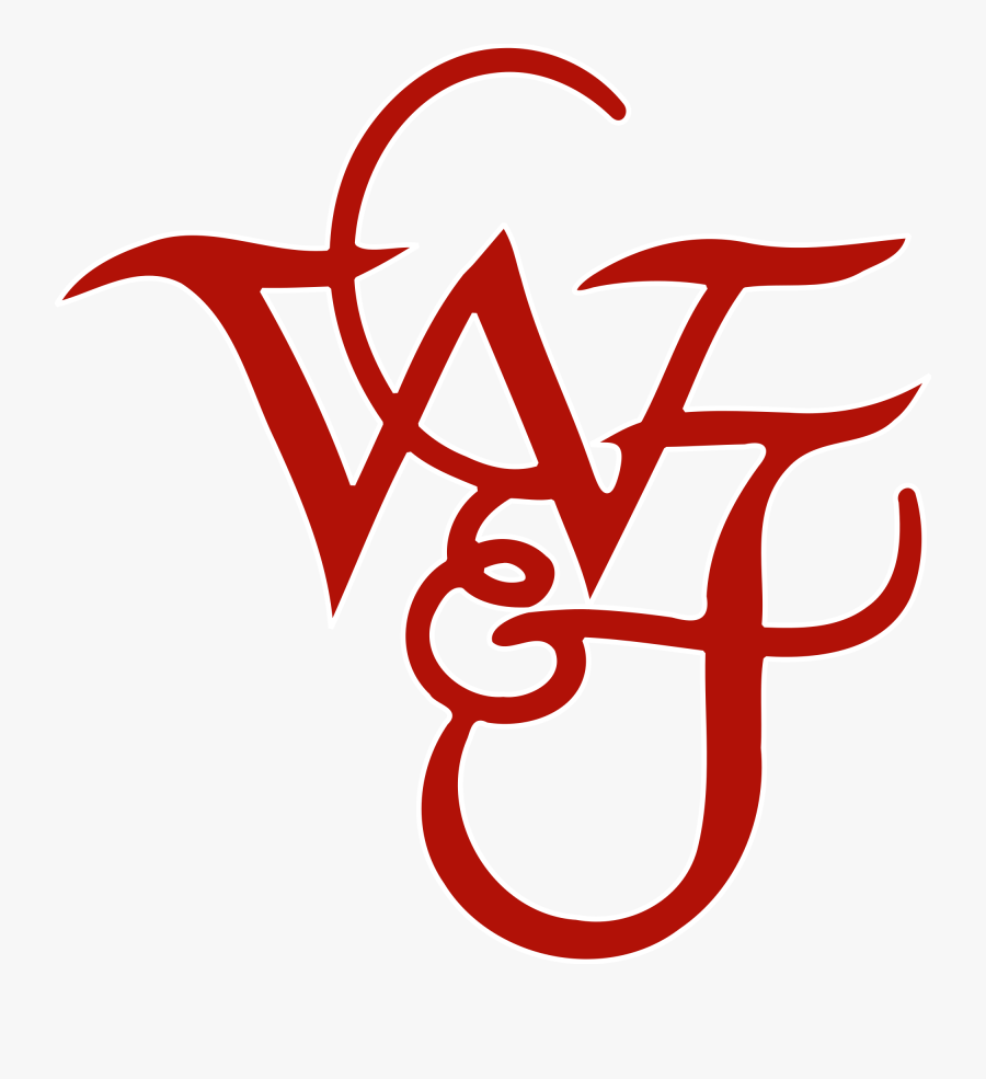 W&j Stylized Letters W Outline - W & J, Transparent Clipart