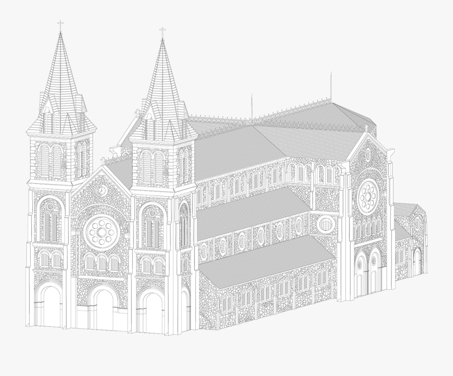 Medieval Architecture, Transparent Clipart