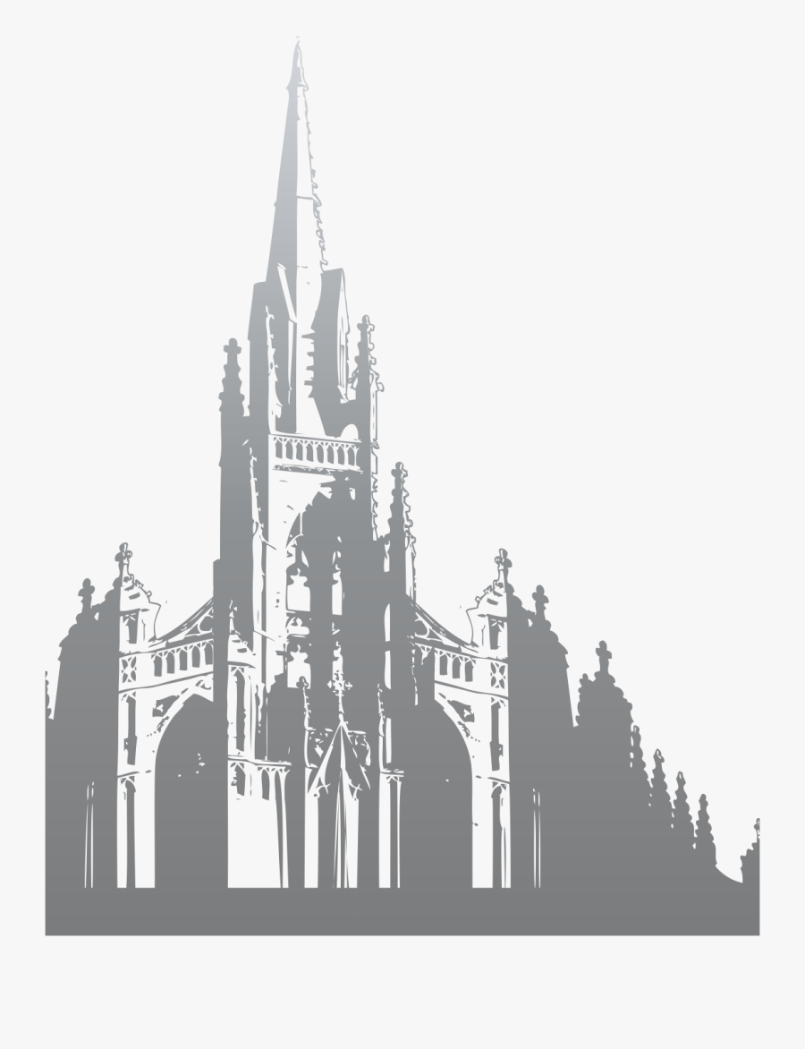 Gothic Vector Building - Italy 3d Buildings Silhouette, Transparent Clipart