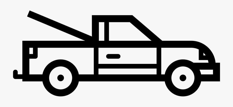 Transparent Pickup Truck Icon, Transparent Clipart