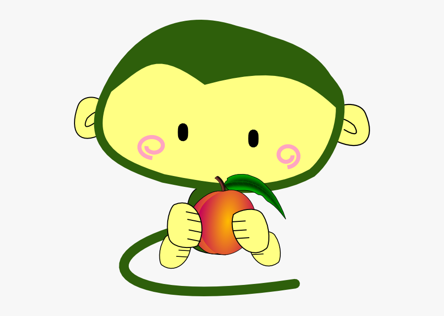 Cute Monkey, Transparent Clipart