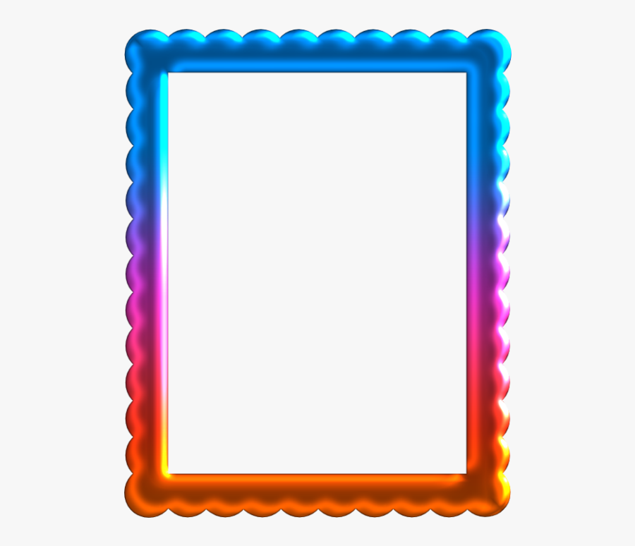 Transparent Wavy Border Clipart - Picture Frame, Transparent Clipart