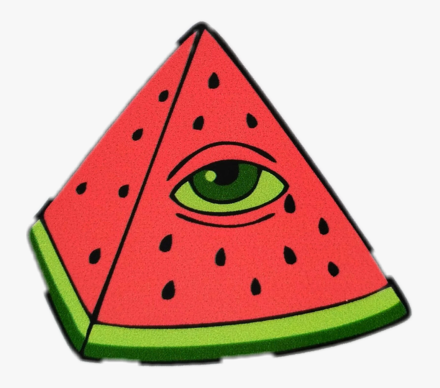 Picart Sandia Watermelon - Illuminati Png, Transparent Clipart