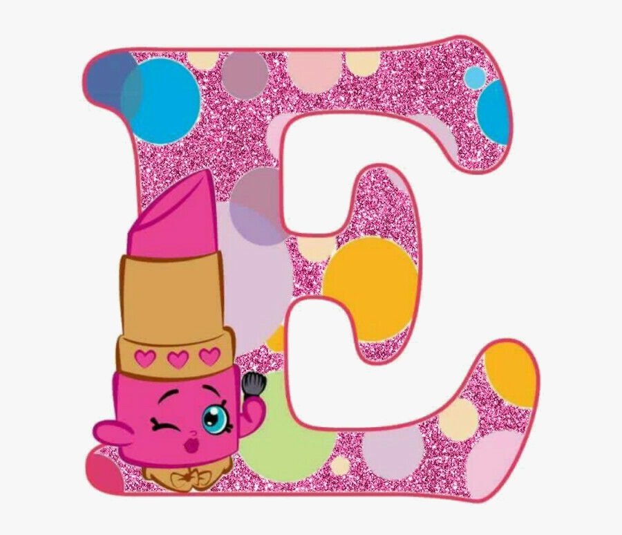 Shopkins Alphabets Clipart Free On Transparent Png - Shopkin Letters, Transparent Clipart