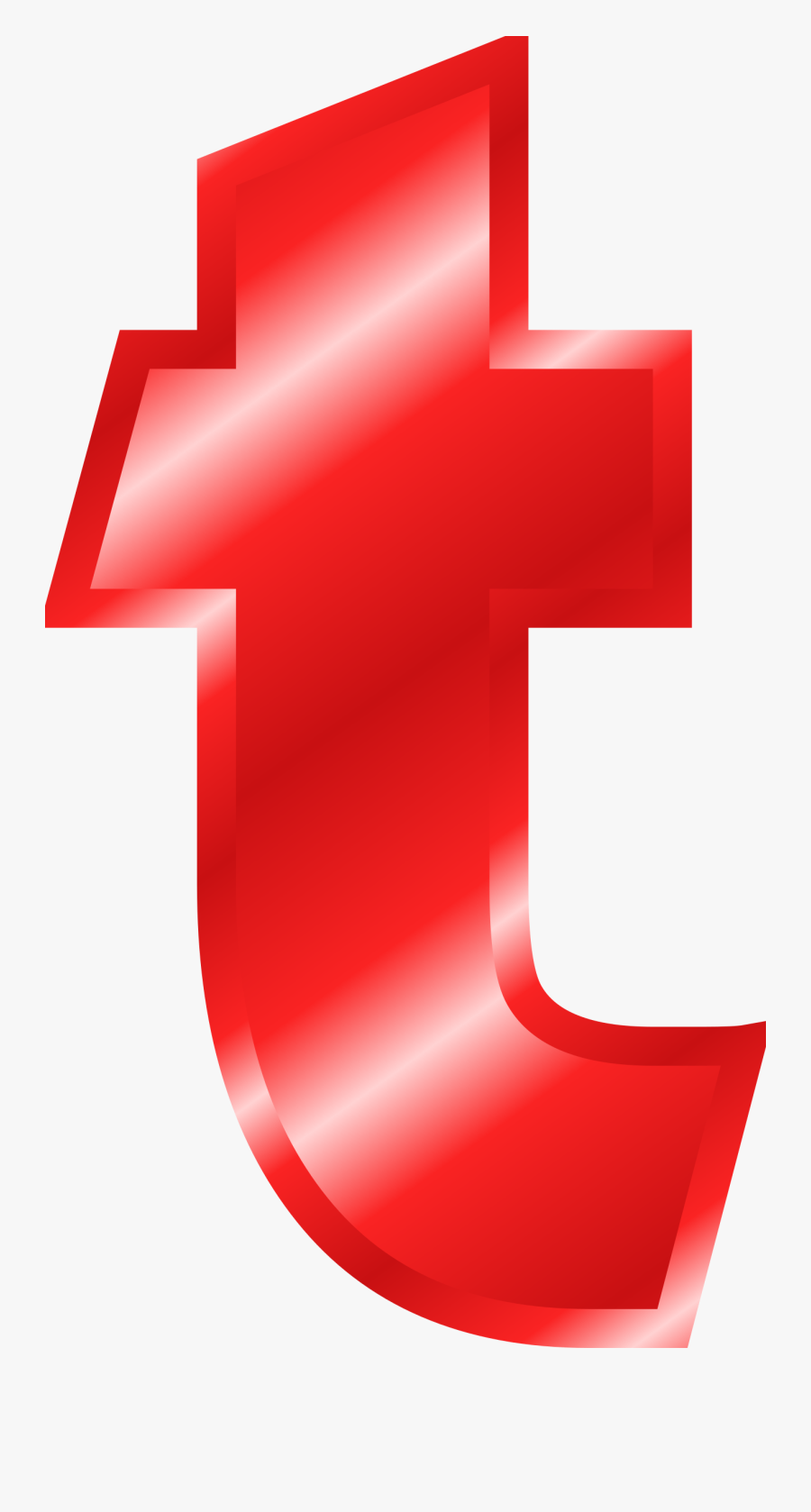 T Clipart Red Letter - Big Red Letter T, Transparent Clipart