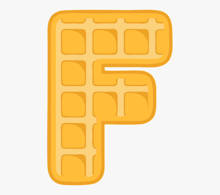 F, Alphabet, Waffle, Letter, Typography, Text, Font - Waffle Font, Transparent Clipart