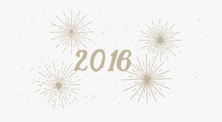Transparent New Years Eve 2016 Png - Fireworks, Transparent Clipart