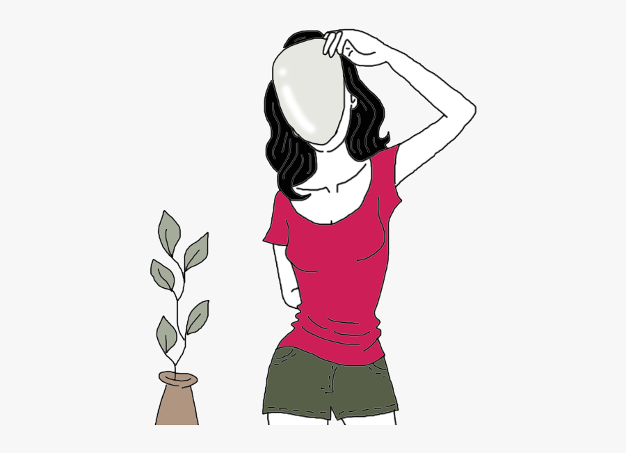 Faceless Person, Transparent Clipart