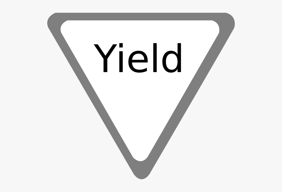 Yield Clip Art At Clkercom Vector Online - Sign, Transparent Clipart