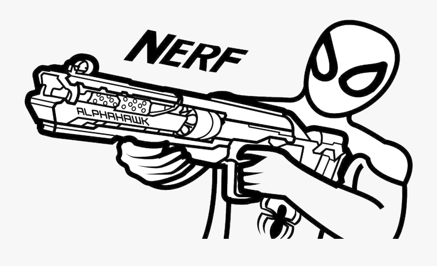 Nerf Gun Rifles Clipart For Free And Use Images In - Nerf Guns For Coloring, Transparent Clipart