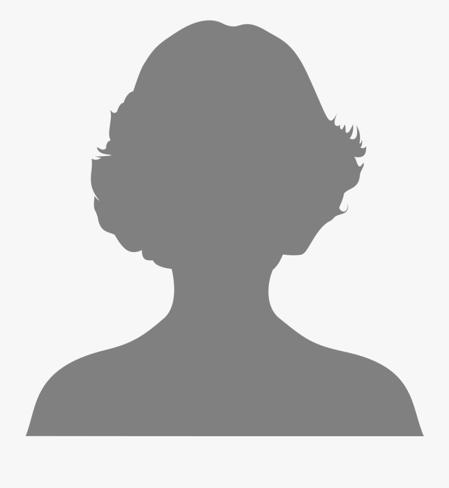 Front Face Silhouette, Transparent Clipart