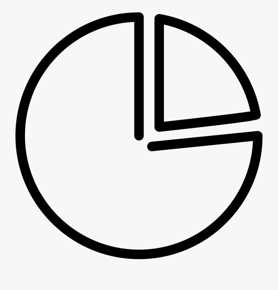 Pie Graph With Pie Slice - Circle, Transparent Clipart