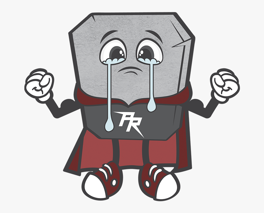 Pete The Paver Crying - Cartoon, Transparent Clipart