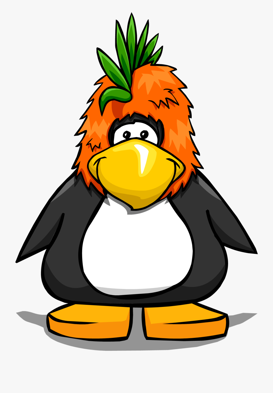 Image Mascot Head On - Penguin With Santa Hat, Transparent Clipart