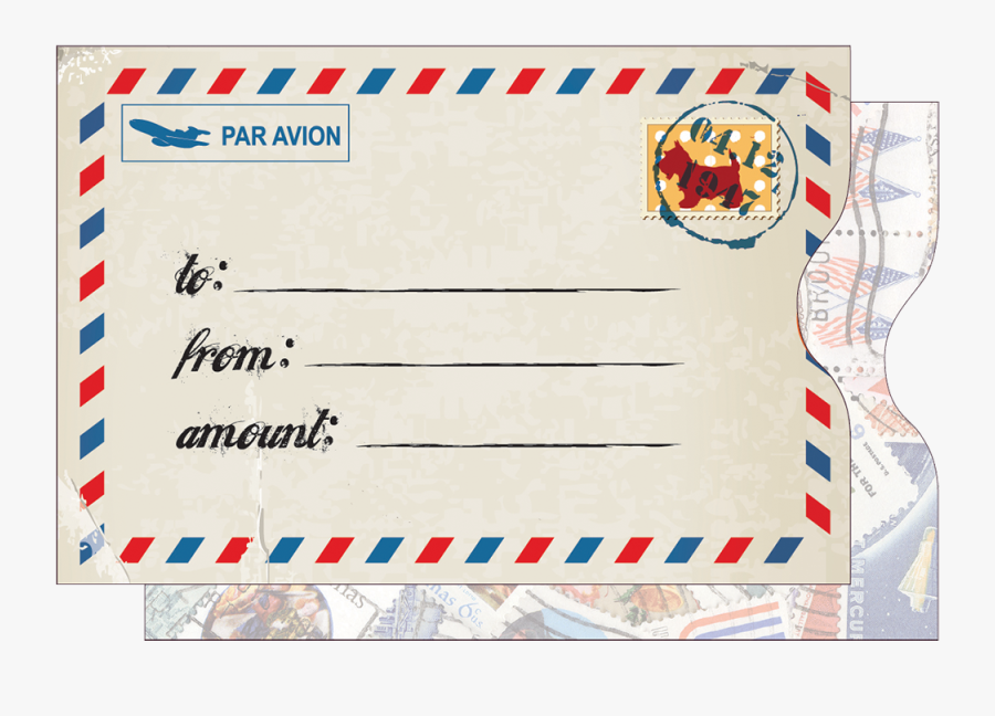 Envelope Clipart Par Avion - Envelope, Transparent Clipart