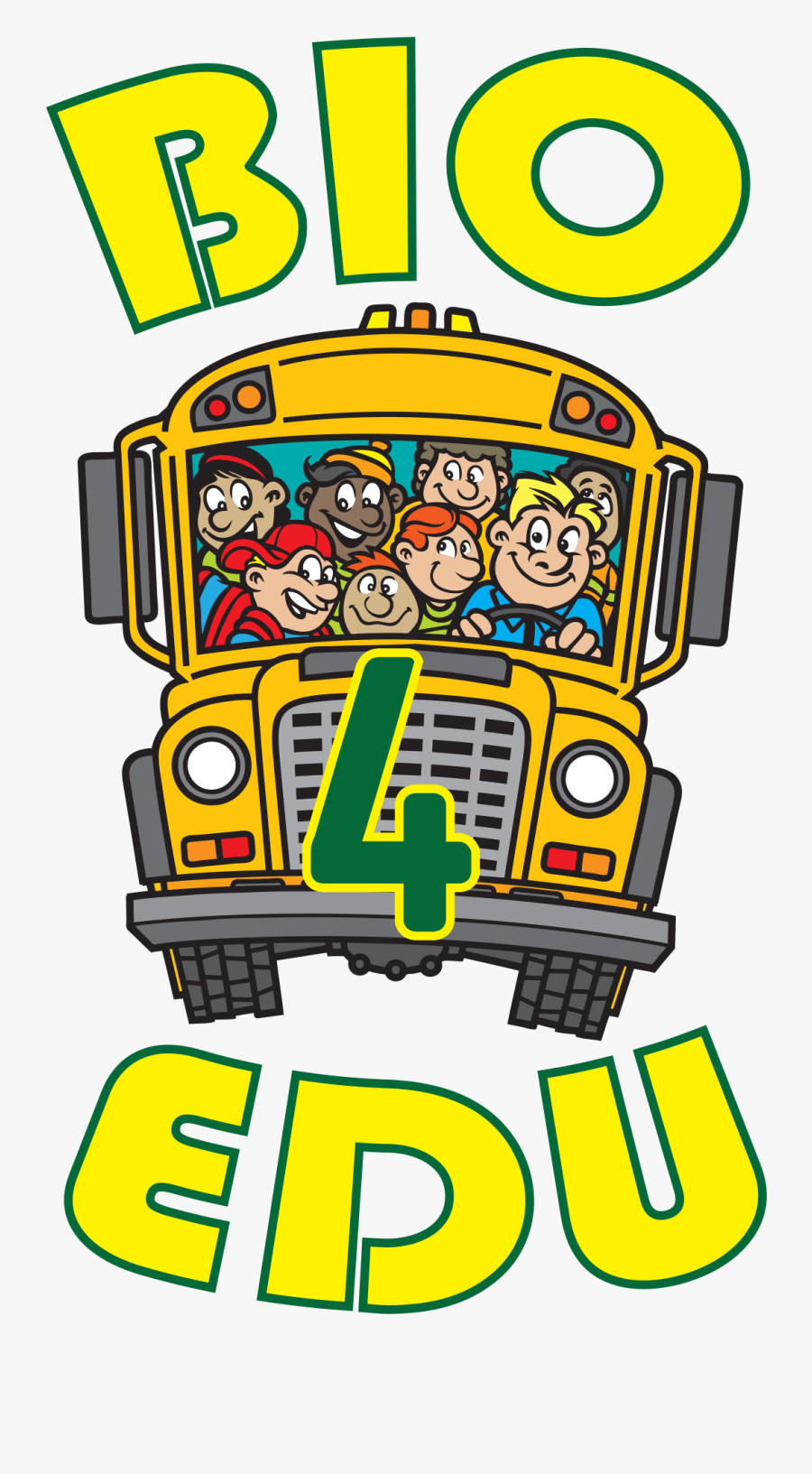 Bio4edu - School Bus, Transparent Clipart
