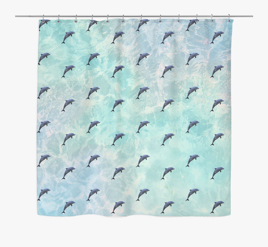 Vapor Wave Dolphin Shower Curtain - Squirrel, Transparent Clipart