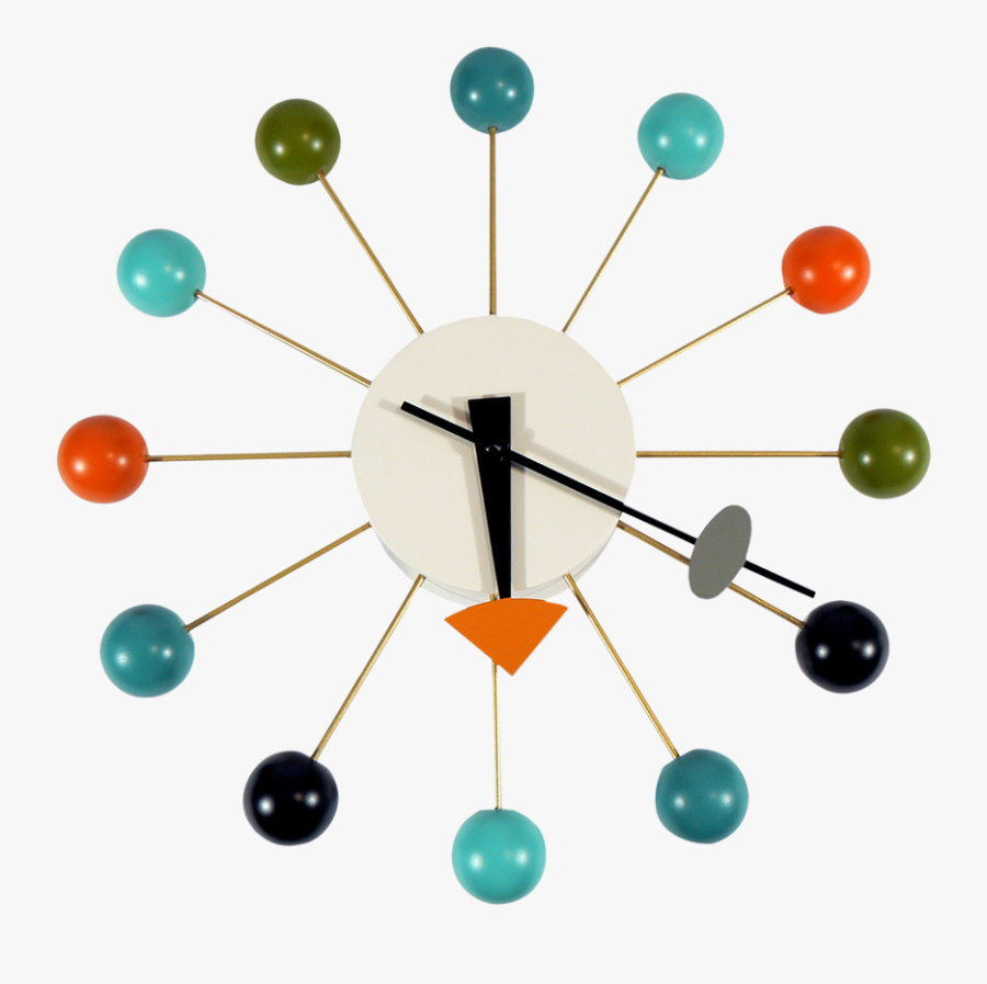 Most Well Known Of George Nelson S Clocks - Ball Clock George Nelson, Transparent Clipart