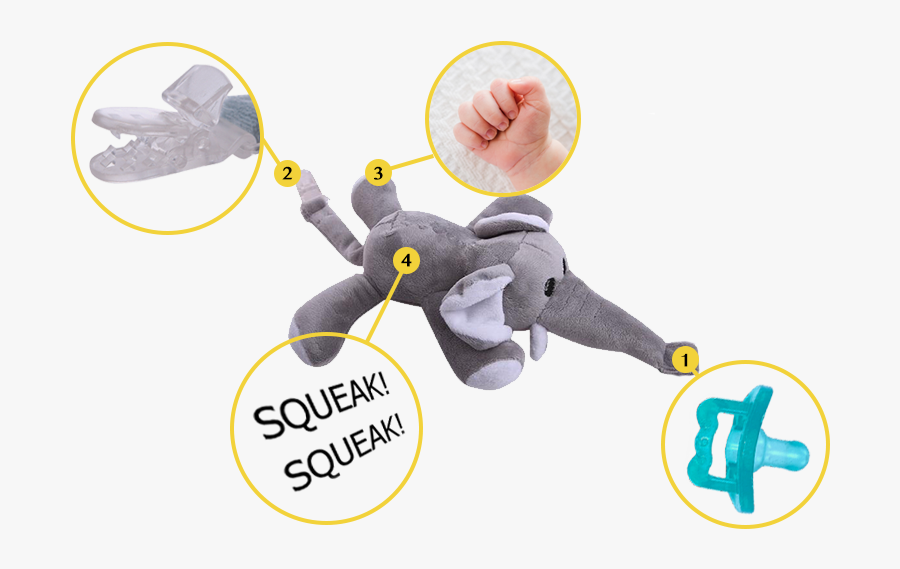 Играчка Държач За Биберон, Transparent Clipart