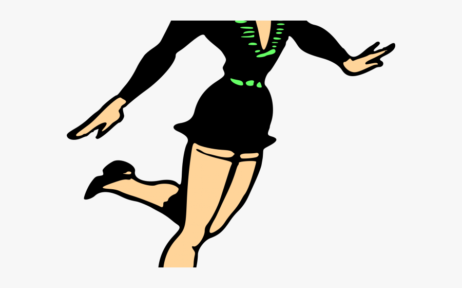 Woman Dancing Cliparts - Woman Line Drawing Png, Transparent Clipart