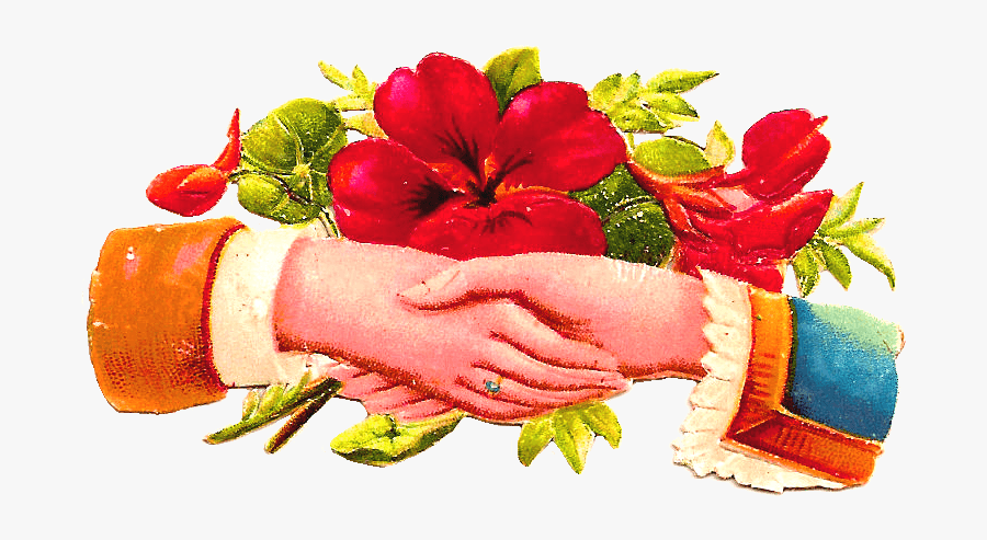 Free Flower Clip Art - Colour Wedding Clipart Png, Transparent Clipart