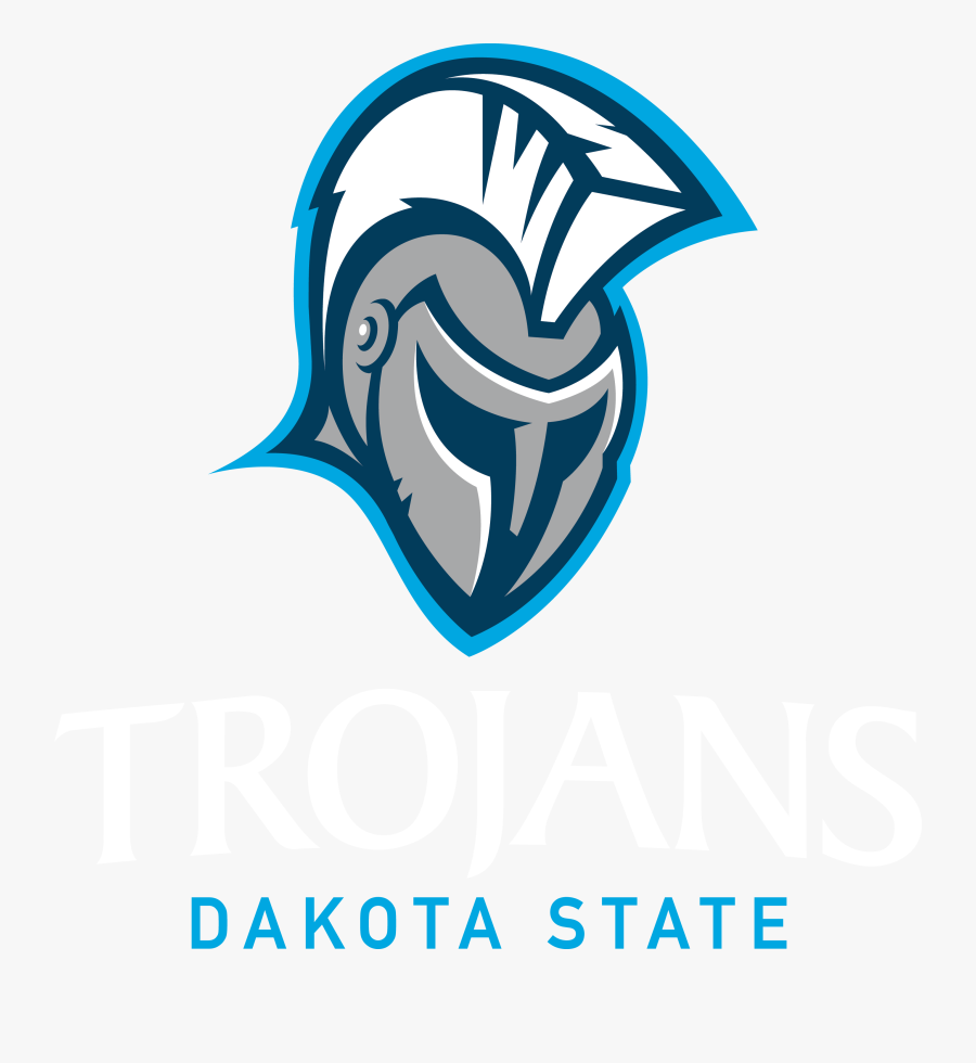 Trojans - Dakota State Trojans Logo, Transparent Clipart