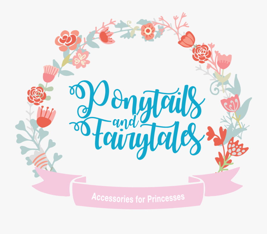 Girls Clip Hair Clips - Ponytails And Fairytales, Transparent Clipart