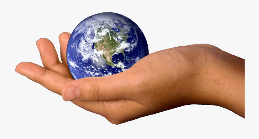 Earth In Hands Png, Transparent Clipart