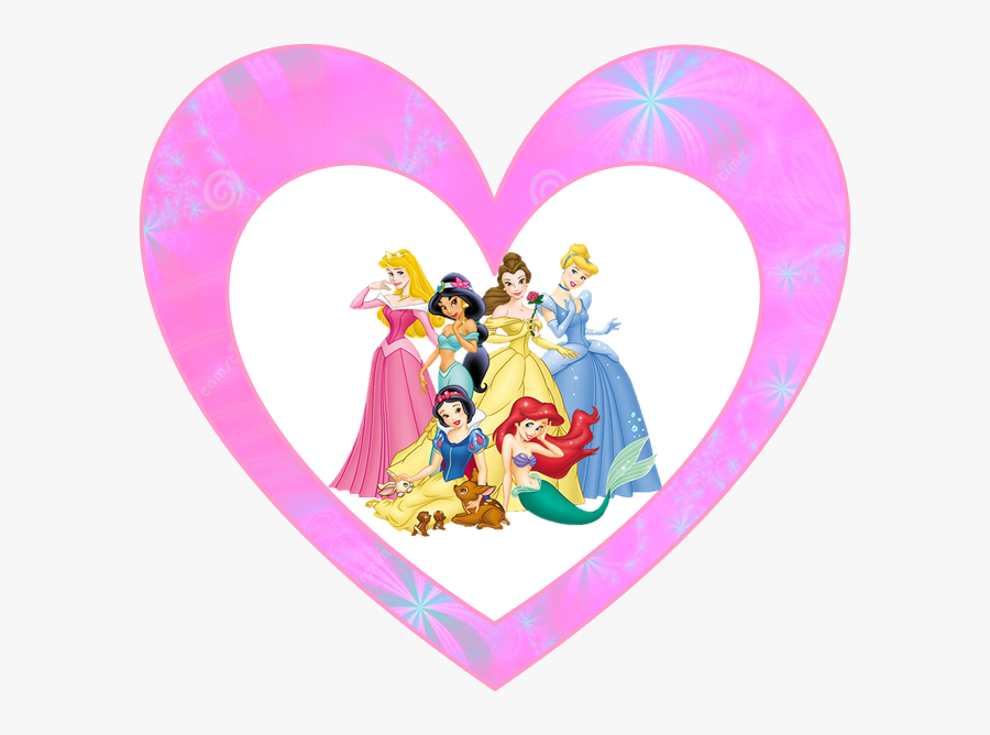 Disney Princess Birthday Free Printable Mini Kit - 6 Original Disney Princesses, Transparent Clipart