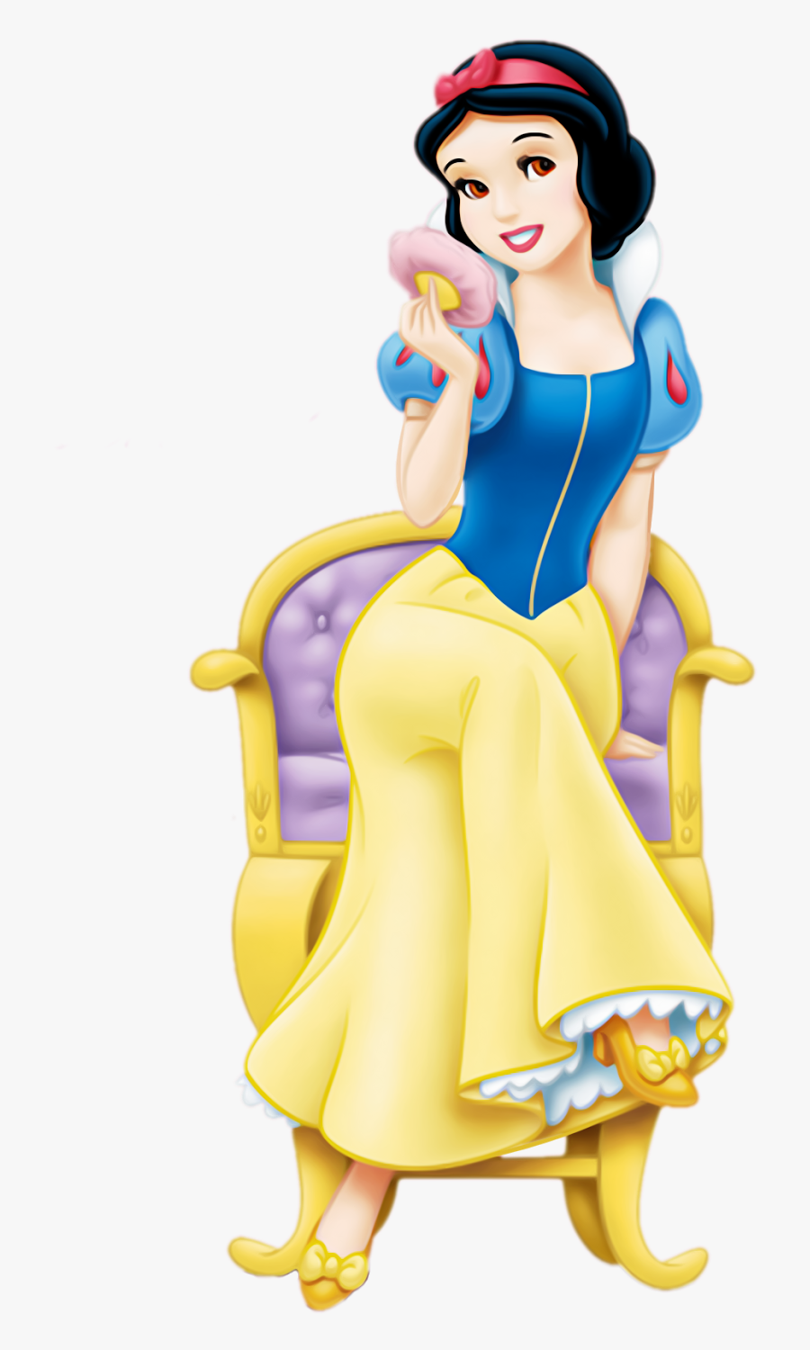 Princess Snow White Background, Transparent Clipart