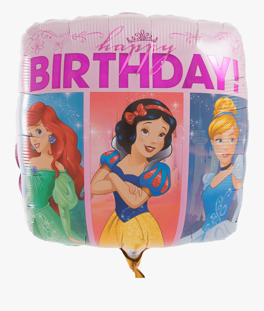 Disney Princess Birthday Back - Disney Princess Birthday, Transparent Clipart