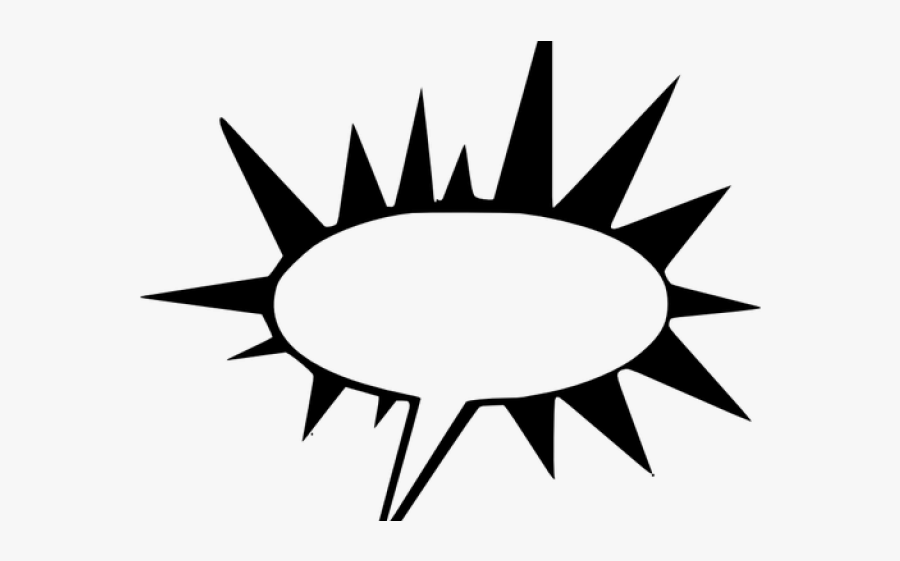 Speech Bubble Clipart Yelling - Burbuja De Conversación Png, Transparent Clipart