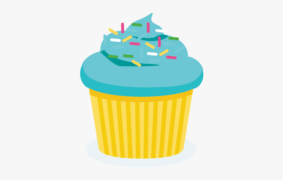 Birthday Cupcake For School Board, Transparent Clipart