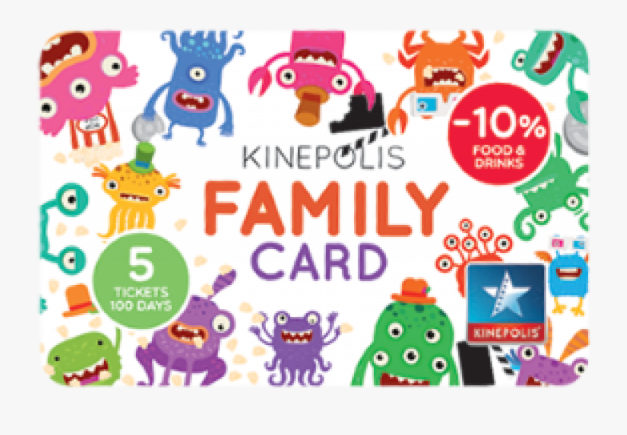 Kinepolis Family Card - Kinepolis, Transparent Clipart