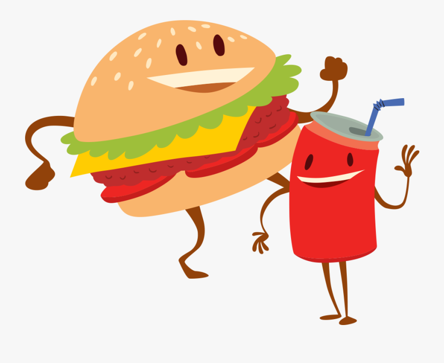 Burger Barn - Snacks Images In Cartoon, Transparent Clipart