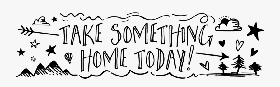 Take Something Home Toasted Owl - Calligraphy, Transparent Clipart