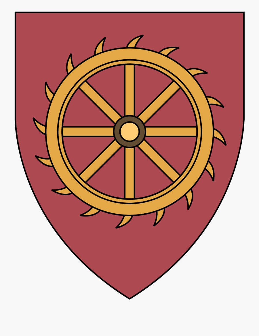 Picture Of A Shield 15, Buy Clip Art - Saint Catherine Of Alexandria Wheel, Transparent Clipart