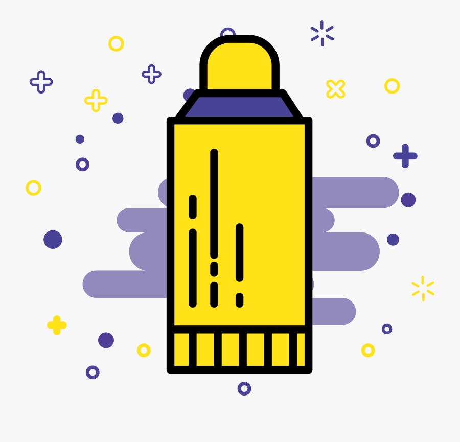 Mbe Style Student School Supplies Commercial Icon Elements - Student, Transparent Clipart