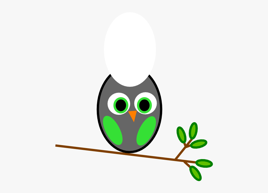 Owls On A Branch Cartoon, Transparent Clipart