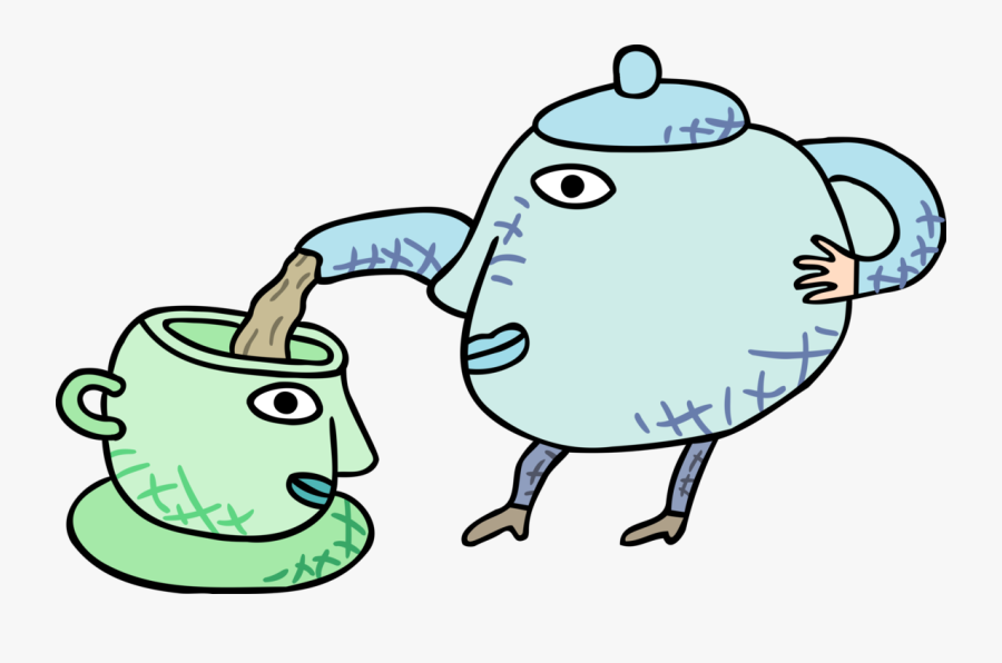 Vector Illustration Of Coffee Time Coffee Pot Pouring, Transparent Clipart