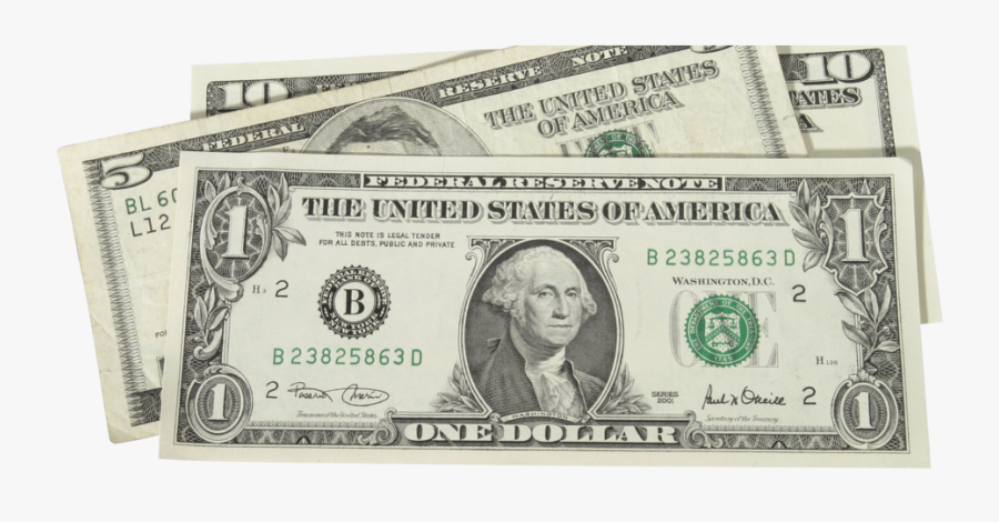 United States One Dollar Bill United States Dollar - Dollar Bill Transparent Background, Transparent Clipart