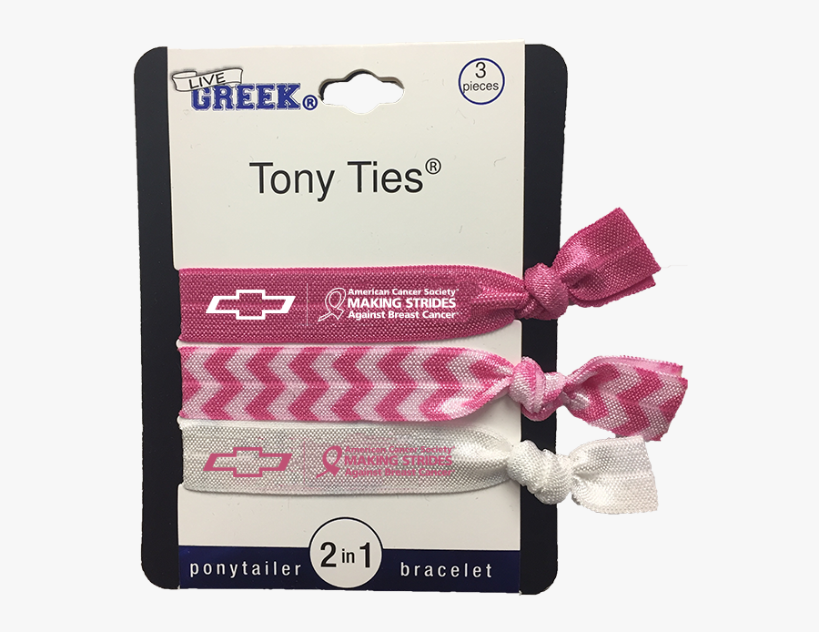 Breast Cancer Awareness Hair Ties - Chain, Transparent Clipart