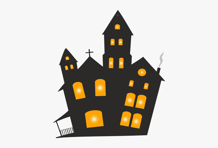 Halloween House - Clip Art Home Halloween, Transparent Clipart