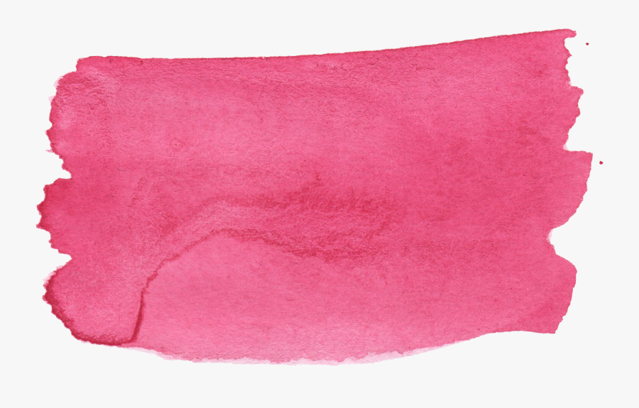 Pink Banner Png - Pink Watercolor Brush Png, Transparent Clipart