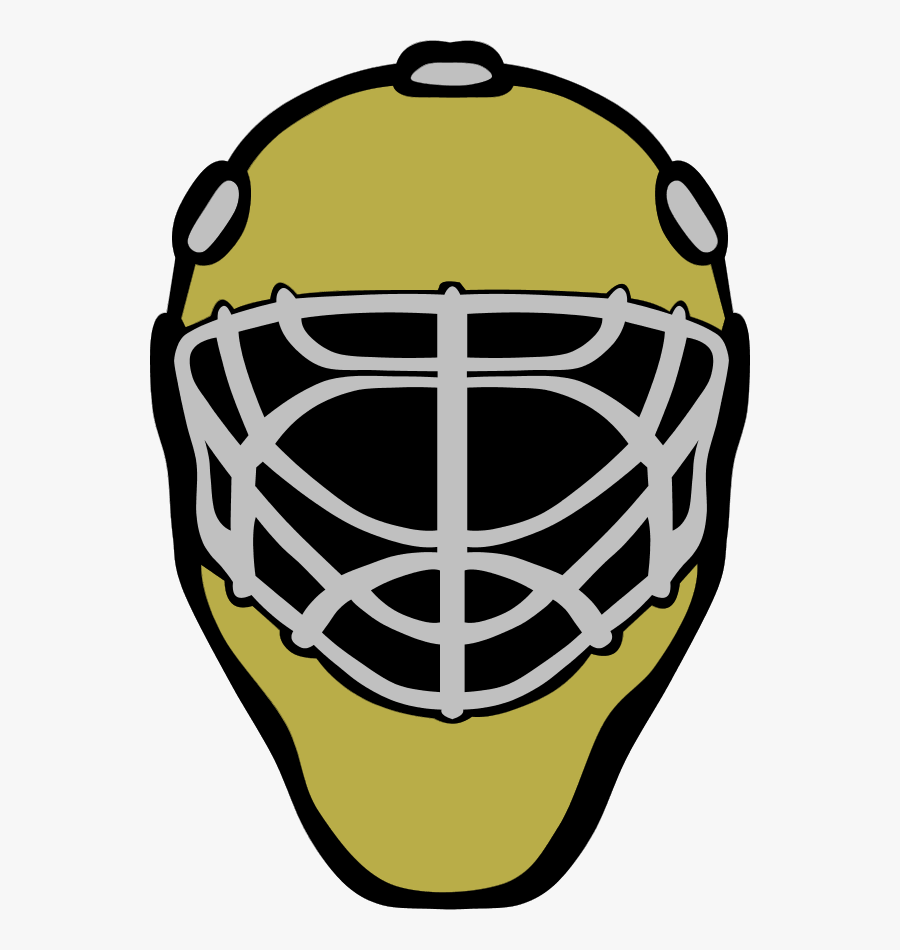 Goalie Mask Simple - Hockey Goalie Masks Clipart, Transparent Clipart