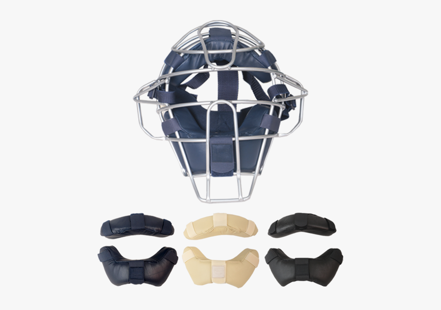 Single Bar Pro-line Mask With Calf Skin Replacement - Goaltender Mask, Transparent Clipart